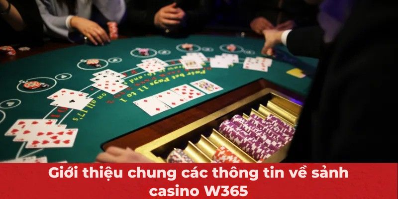 Giới thiệu chung các thông tin về sảnh casino W365